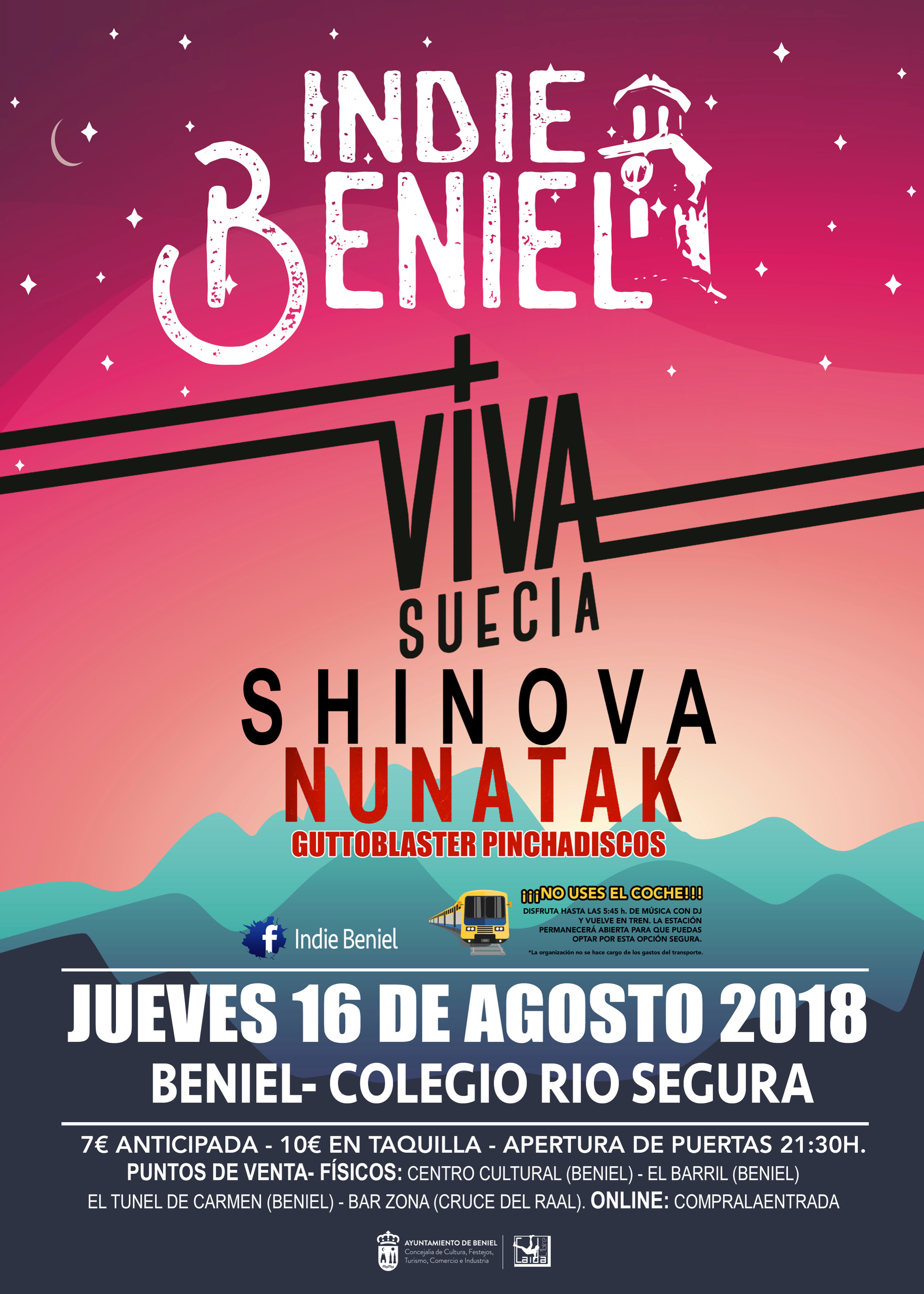 Concierto Indie Fiestas de Beniel 2018